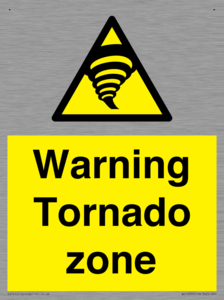 Warning Tornado zone